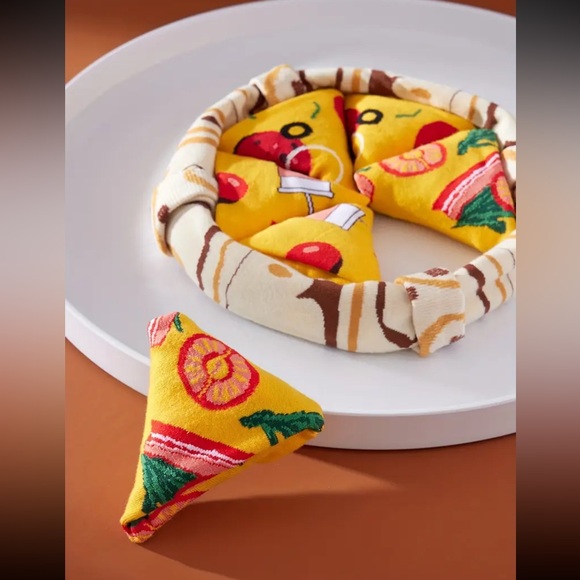 Socks, Men’s Funny Pizza Pattern Crew Socks, NEW, One Size, Packaged Like… - Picture 12 of 13